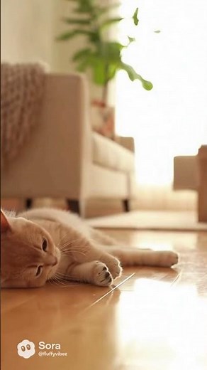 Cute Kitten Falls Asleep Instantly 😸💤