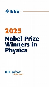 IEEE congratulates John Clarke, Professor Emeritus at UC Berkeley, Michel Devoret, Professor at UC Santa Barbara and Professor Emeritus of Applied Physics at Yale University, and John M. Martinis, Professor Emeritus at UC Santa Barbara, on winning the 2025 Nobel Prize for Physics. 🏅 The prize was awarded jointly to the scientists “for the discovery of macroscopic quantum mechanical tunnelling and energy quantization in an electric circuit.” You can find a sampling of some of their published wor