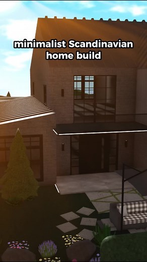 Scandinavian House Bloxburg — Minimalist Bloxburg Build Tutorial