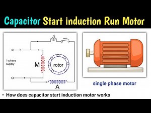 capacitor start induction motor | capacitor start induction run motor | single phase motor | Lec - 6