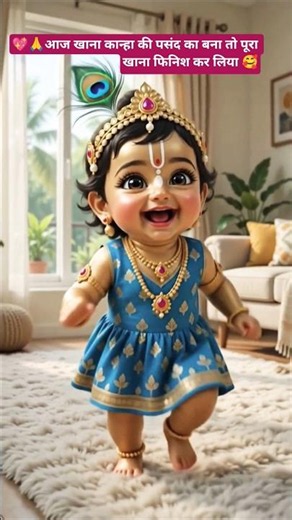 💕My Little Laddu Gopal💖#devotionalsong #laddugopal #ai #shorts 🙏 My Dear Laddu Gopal 🌺