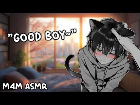ASMR [M4M] Tsundere Master Pets and Cuddles you [Neko Listener] [Dom] [Needy] [Cuddles] [Pets]