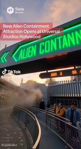 New Alien Containment Attraction Opens at #universal Stuidios #hollywood #Disney #themepark #universalstudios