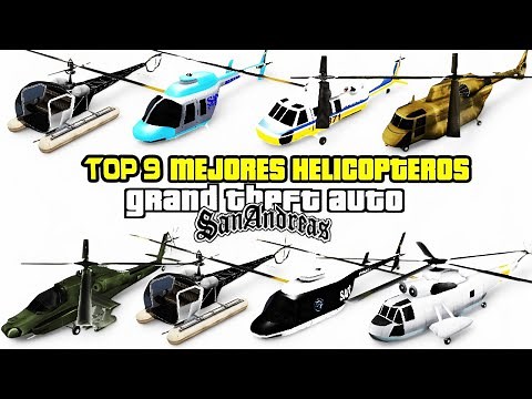 TOP 9 BEST HELICOPTERS IN GTA San Andreas (Trivia, Locations, and More)