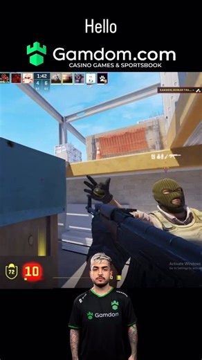 YouTuber on Instagram: "Gamdom unexpected gameplay in CS2 felt like the universe itself was trolling everyone — one second everything was normal, next second chaos exploded like a flashbang in a kindergarten. I was just minding my own business, walking, checking corners like a responsible player, and BOOM — an enemy jumps out spinning like a Beyblade with a shotgun and somehow misses every shot like he was playing with blindfold DLC. Meanwhile, I panic-sprayed my entire magazine, hit EXACTLY one