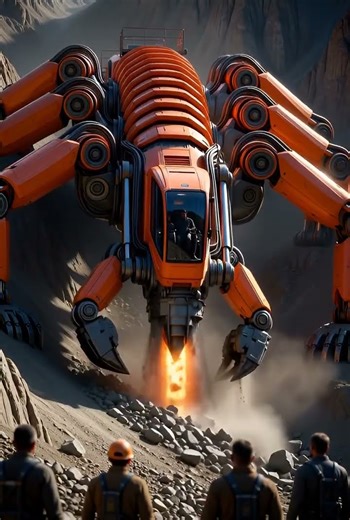 Epic Industrial Robot in Desert Excavation! 🏜️