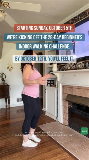 Get VISIBLE body transformation in 28 DAYS with Indoor Walking! 🔥💚 1️⃣ Choose your goal and target areas; 2️⃣ Get a Personalised workout plan; 3️⃣ Track your progress and keep motivated; 4️⃣ See visible results in 4 weeks! | Walking Challenge