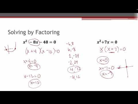9.3 Solving Quadratic Equations using the Square Root and by Factoring