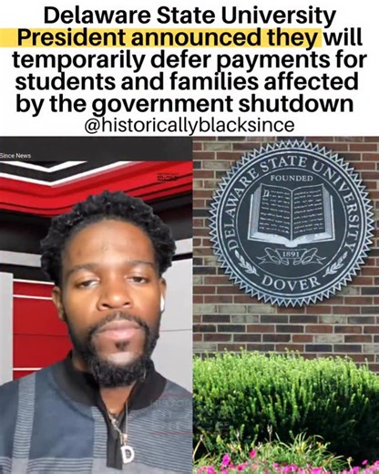 At Delaware State University, officials are stepping up to support students affected by the ongoing federal government shutdown. President Tony Allen announced that DSU will temporarily defer fall semester payments for students whose families have been directly impacted. The university will also ease financial requirements for spring registration. Allen shared the update during the Newark NAACP Freedom Fund Dinner, saying DSU refuses to let “dreams be deferred” because of circumstances beyond fa