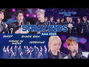 [ENG SUB] Stray Kids AAA 2025 Full Recap - Speeches, Interview & Performance
