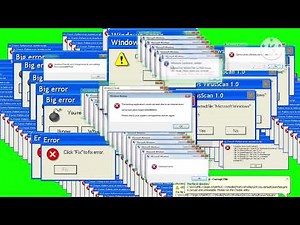 Windows error green screen 2