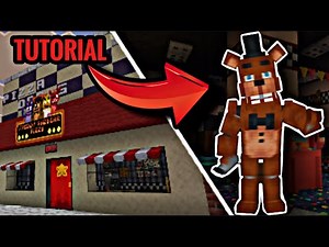 Building An Custom Freddy Fazbear’s With The NEW FNaF Addon For MCPE!! | Map Tutorial + Tour