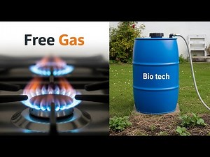 No More Gas Cylinders! How I Get Free Gas All Year Round Using Just a Blue Plastic Barrel +PVC Pipes