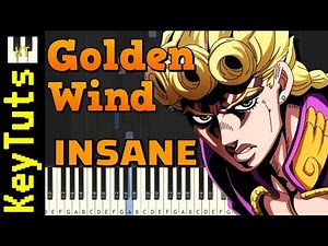 Golden Wind (Giorno’s Theme) from Jojo’s Bizarre Adventure - Insane Mode [Piano Tutorial]