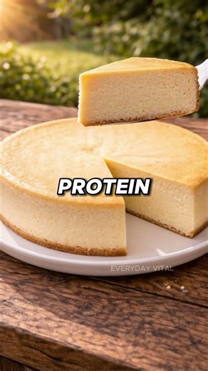 2-Ingredient High-Protein Cheesecake (No Flour, No Sugar) 🍰🔥