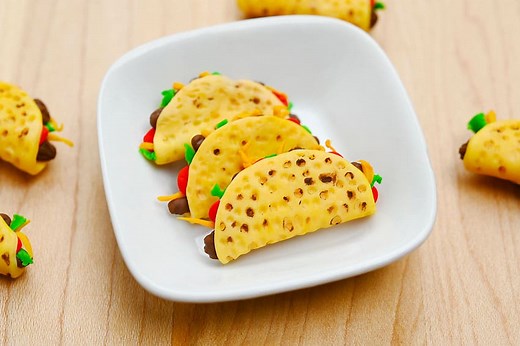 How to Make a Clay Taco | Cute Mini Polymer Clay Taco