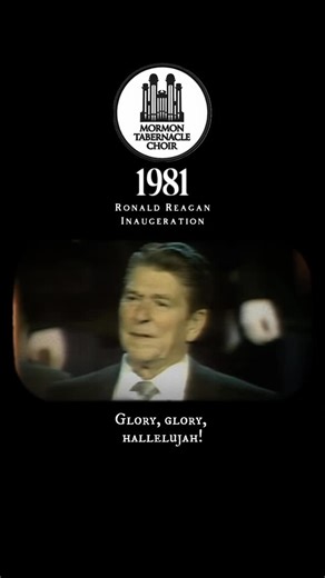 Book of Mormon Men | 🎙️ @thetabernaclechoir The Mormon Tabernacle Choir performed at President Ronald Reagan’s first inauguration on January 20, 1981,... | Instagram