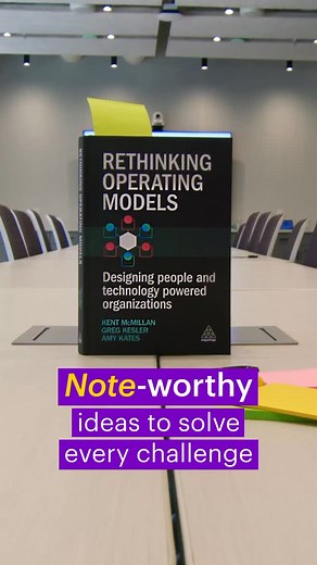 Accenture on Instagram: "For World Book Day, crack open Rethinking Operating Models—and get ready to take notes. Written by Accenture experts, it tackles today’s biggest organizational challenges like innovation, tech and agility at scale. #WorldBookDay 📚 ​ [Video Description: Video opens on the cover of a book, titled “Rethinking Operating Models: Designing people and technology powered organizations” by Kent McMillan, Greg Kesler, Amy Kates. Onscreen copy appears, with an emphasis on the word