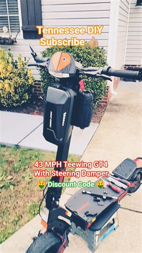 43 MPH FAST Budget E-Scooter Teewing GT4 With Steering Damper Option #teewing #kukirin #escooter