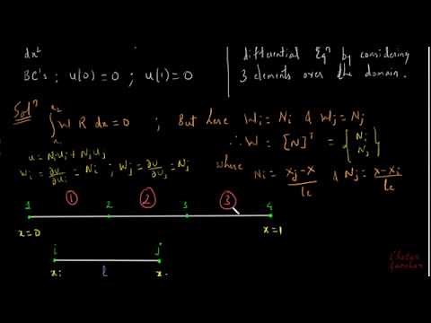21. Galerkin's Weak Formulation - Finite Element Method