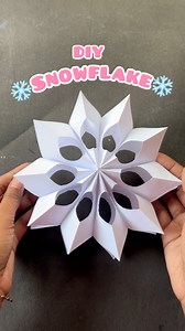 187K views · 963 reactions | ❄️DIY 3D Paper Snowflake #Christmas #fbreels #christmas2025 #reels #papercraft #christmasdecorations #diy #viralreels #reelsvideo #fypシ | Kismis Craft | Facebook