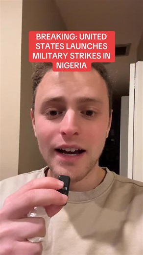 Aaron Parnas on Instagram: "BREAKING: Donald Trump has announced that the United States military has conducted strikes in Nigeria against ISIS targets.￼"