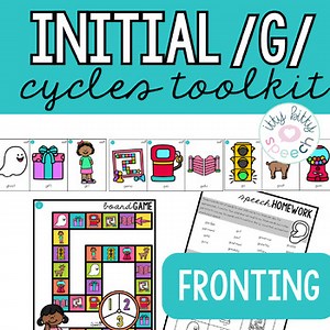 Initial G Cycles Toolkit for Phonology Fronting Speech Therapy