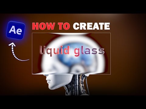 After Effects Liquid Glass Effect Tutorial | Cinematic Glass Look in Minutes