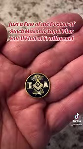 18K views · 1.1K reactions | Fratline stocks dozens of styles of Masonic lapel pins that ship the same or next business day. #fratline #freemasonry #masonic | Fratline Emblematics | Facebook