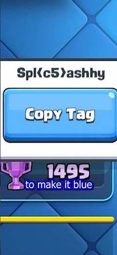 How to change your name to any color in Clash Royale