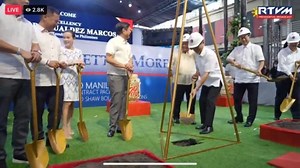 Bongbong Marcos leads groundbreaking for 2 Metro Manila subway stations