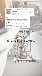 ASMR draw lucky order #asmr #handmade #fyp #foryou #decoden #amikii #diy #decodencase #sanrio #kuromi #decodenphonecase | Johnathan