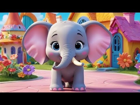 Ellie Elephant Sees the Rainbow 🌈💖 Color Song for Kids | Fun Learning Nursery Rhyme