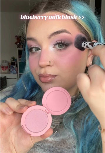 save some money on YesStyle with my Code: GHOSTCAT22 🥛🫐 Saemmul Single Blusher - PP04 Blueberry Milk 🫐🥛 @the SAEM Viet Nam @YesStyle #cooltonedblush #blush #blueberryblush #purpleblush #lilacblush