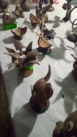 coconut shell craft #beauty #handmade #coconutshell