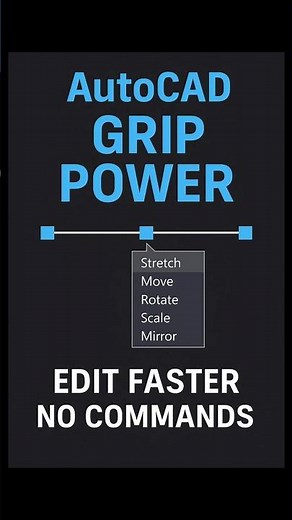 The Grip Hack Every CAD Designer Should Know #AutoCAD #Efficiency
