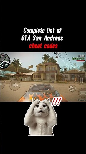 GTA San Andreas All Cheat Codes 🤯😳 #gta