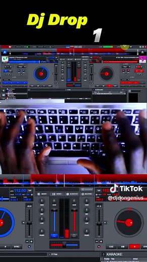 Virtual DJ Keyboard Mapping for Nonstop DJing & Finger Drumming