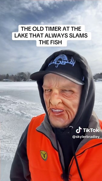 Ice Fishing Comedy: The Old Timer at the Lake