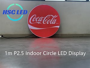 Mooncell LEDMagic Tutorial: 1m P2.5 Indoor Circle LED Display