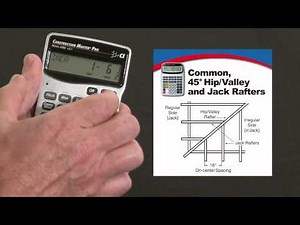 Construction Master Pro DT Commons, 45/non-45 degree Hips, Valleys and Jack Rafters How To