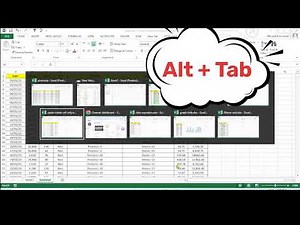 Alt + Tab Shortcut in Excel | Quickly Switch Between Multiple Excel Windows