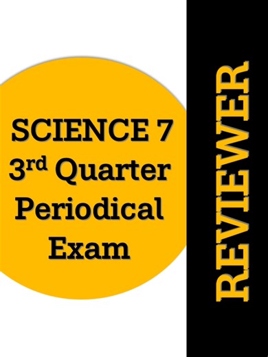 SCIENCE 7 // QUARTER 3 // PERIODICAL EXAM REVIEWER PT 1#science #LearnEasy #sciencenotes #fyp #grade7science #quarter3science7 #quarter3periodicalexam #quarter3