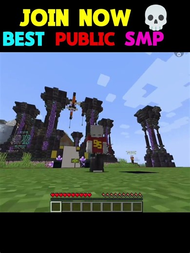 Best Public Survival SMP Server Minecraft 2026 | Java + PE | 24/7 Online | Free To Join