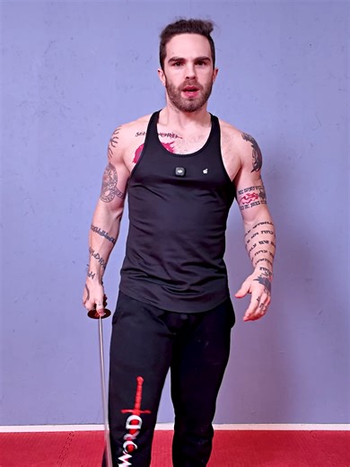 Is Blocking with a Chain PRACTICAL @instructor_bensei #martialarts #fantasy #collab