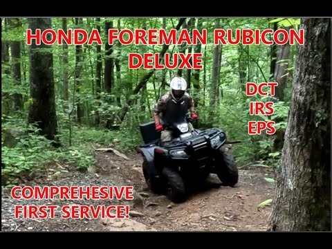 HONDA FOREMAN RUBICON COMPREHENSE FIRST SERVICE-NOT JUST ANOTHER OIL CHANGE VIDEO!