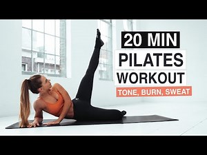 20 MIN PILATES LEG WORKOUT (Toned Glutes, Inner & Outer Thighs) No Equipment