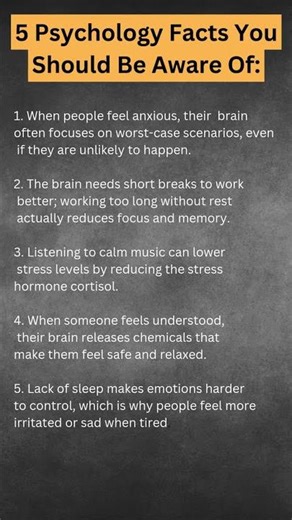 5 Psychology Facts Your Brain Wants You to Know 🧠 #shortsfeed #shorts #mindfacts #psychology #viral