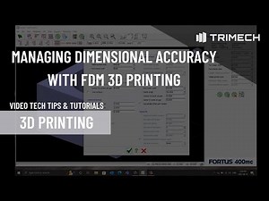 Managing Dimensional Accuracy with Fused Deposition Modeling (FDM) 3D Printing web