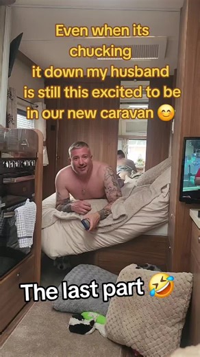 Husband's Joyful Reactions in Caravan Adventures